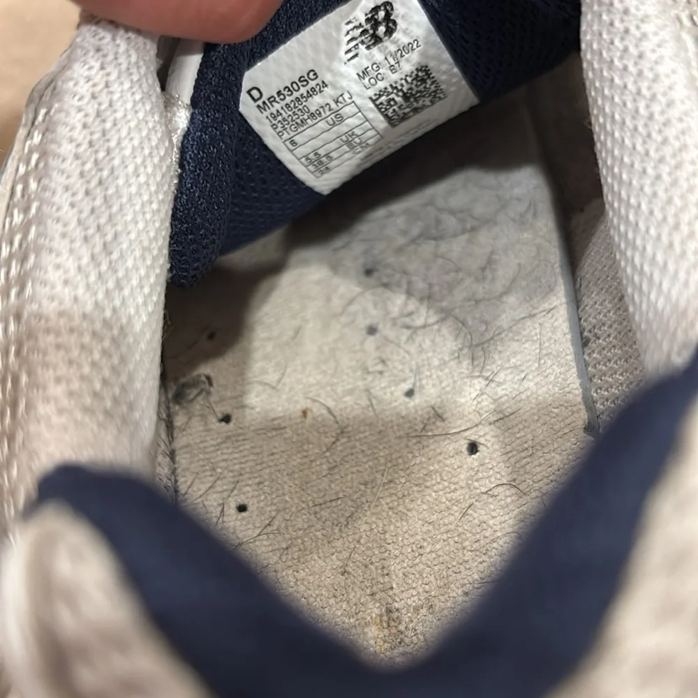 New Balance 530 Navy and Silver Retro Runner Casual Lifestyle Sneaker - Picture 8 of 8